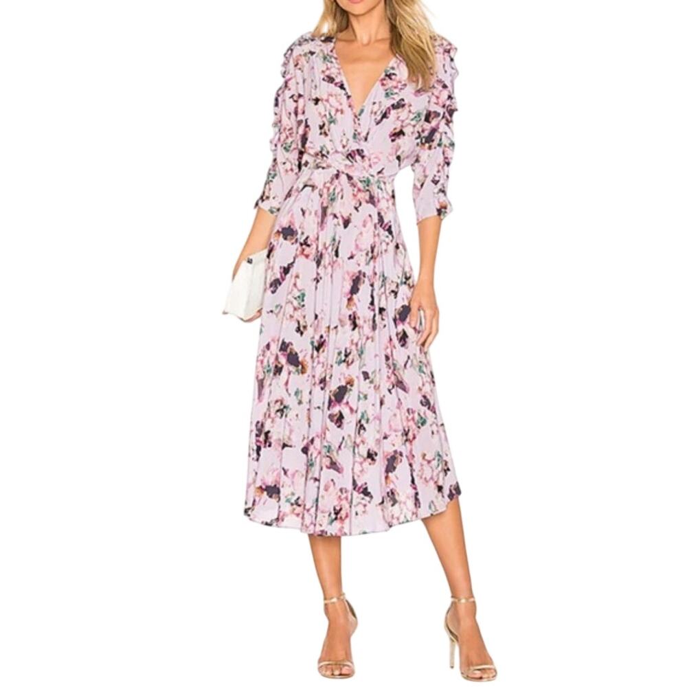 IRO Liky Floral Midi Dress Size Medium
